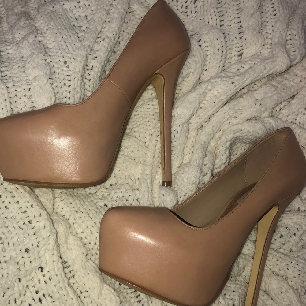 Steve Madden platforms nude